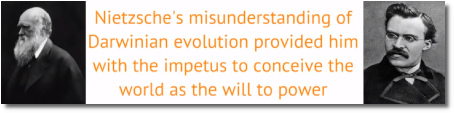 Nietzsche misunderstood Darwin's theory of evolution (at t=0:35)