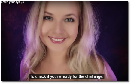 Valeriya ASMR intentionally taunting me and challenging me to play a deceptively seductive and intimately private game with her (25 Feb 2019)