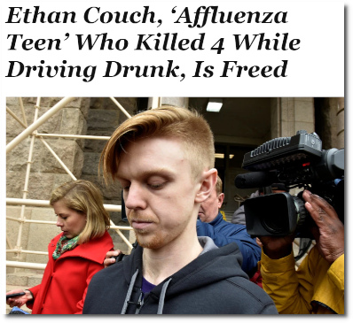 Ethan Couch, the 'Affluenza' teen who killed four innocent people while driving drunk (2 April 2018)