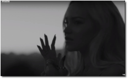 Dove Cameron with 4 fingers in Waste (26 Sept 2019)