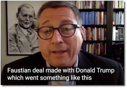 Rev. Rob Schenck describes the nature of the Faustian deal that evangelicals have made with Donald Trump (16 June 2020)