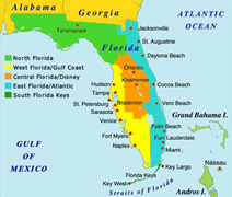 Alligators In Florida Map Danielelina