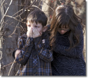 Woman prays 'Thank-you, God, that my son is safe.' Sandy Hook Newtown CT School Shooting December 14, 2012