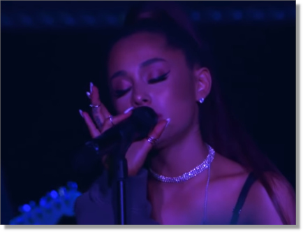 Ariana singing GiaW Capital Up Close (6 Sept 2018)
